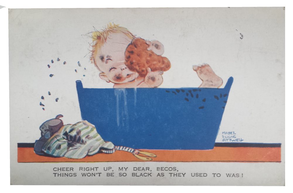 mabel lucie attwell postcard cheer right up my dear