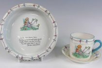 1930s Shelley Pottery Fairies Series Trio By Mabel Lucie Attwell